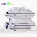 Hotel linen/Cheap wholesale hot sale textile 5 star hotel 100% cotton pillows hotel sleeping cotton filling pillow